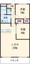 プロミネント四日市の間取り画像