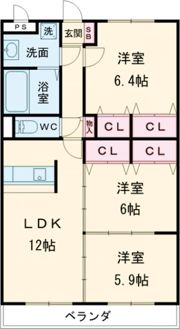 風の杜高町の間取り画像