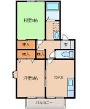 LAVINAⅠの間取り画像