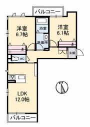 グリナージュの間取り画像
