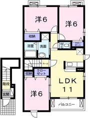 オアシス上ノ茶屋の間取り画像