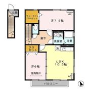 メゾンクオーレ Eの間取り画像