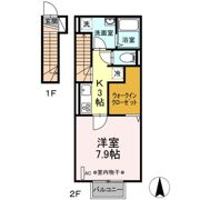 Dーroom小倉寺 Aの間取り画像