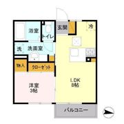 エスポワールSの間取り画像