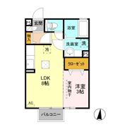 ボヌール ノアの間取り画像