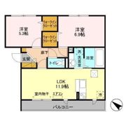 エムワイハイツの間取り画像