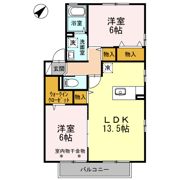 ルシーレの間取り画像