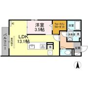 プラティーク安良田の間取り画像