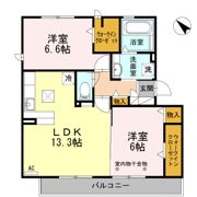 向日葵の間取り画像