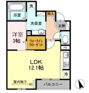 グローリア コートの間取り画像