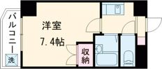 アビタシオン黒髪の間取り画像
