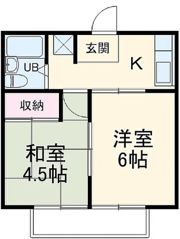 シティーハイツEi-Ⅱの間取り画像