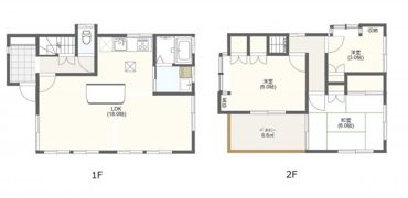 ヴィンテージBAR武蔵野川越 デザイナーズリノベ戸建の間取り画像