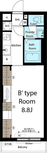 リブリ・東門前の間取り画像