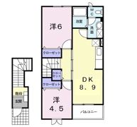 ビガ－ハイツの間取り画像