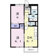 コーポラスFujiAの間取り画像