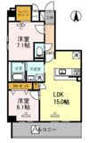 セレニティプレイス 桂の間取り画像