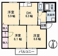 セントラルパーク C棟の間取り画像