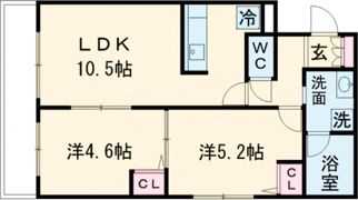 アンシャンテ千歳北栄の間取り画像