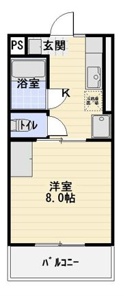 メルベーユの間取り画像