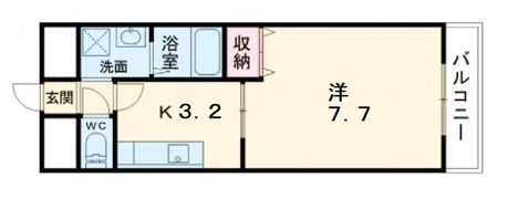 アンプルールクラージュ ノスタルジーの間取り画像