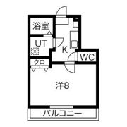 クレフラスト道徳駅前の間取り画像