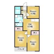 コーポすぎBの間取り画像