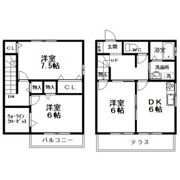 シャンピア吉久 Cの間取り画像