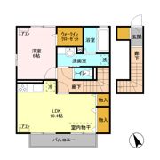 ムーン カーサ Ⅱの間取り画像