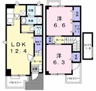 ソレアードAの間取り画像