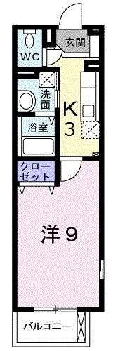 エスポワールBの間取り画像