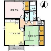 シェソワ B棟の間取り画像