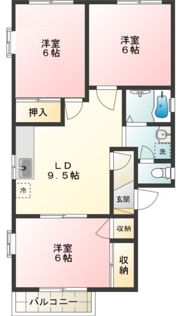 コートハウス富士の間取り画像