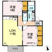 グリーンパークみだい南 ABの間取り画像