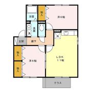 グリーンパークみだい南 ABの間取り画像