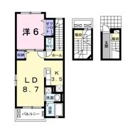 アルモニー・ドゥの間取り画像