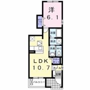 アルバニー浄水Bの間取り画像
