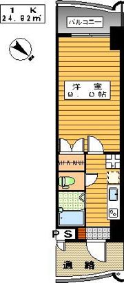 ロイヤル日赤通の間取り画像