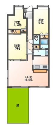 ふぁみ～ゆ中島田の間取り画像