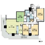 ライオンズタワー仙台長町の間取り画像