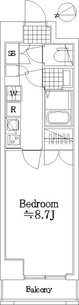 パレステュディオときわ台の間取り画像