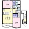 クラールBの間取り画像