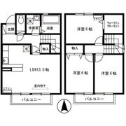 ヴィルドミール八橋の間取り画像