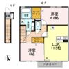 カーサ・HARU Aの間取り画像