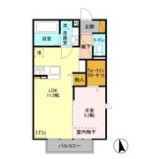 D-ROOM Eastの間取り画像