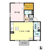 ホープM Ⅰ・Ⅱ Ⅰの間取り画像