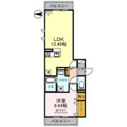 D-ROOM天神 B棟の間取り画像