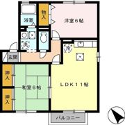 セジュール瑞穂 A棟の間取り画像