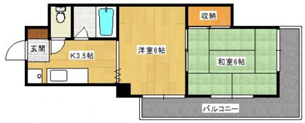 第1木本ビルの間取り画像