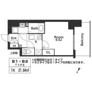 エスリード神戸三宮の間取り画像